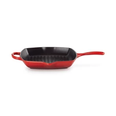 Le-Creuset-grillpan-26x26cm-kersenrood