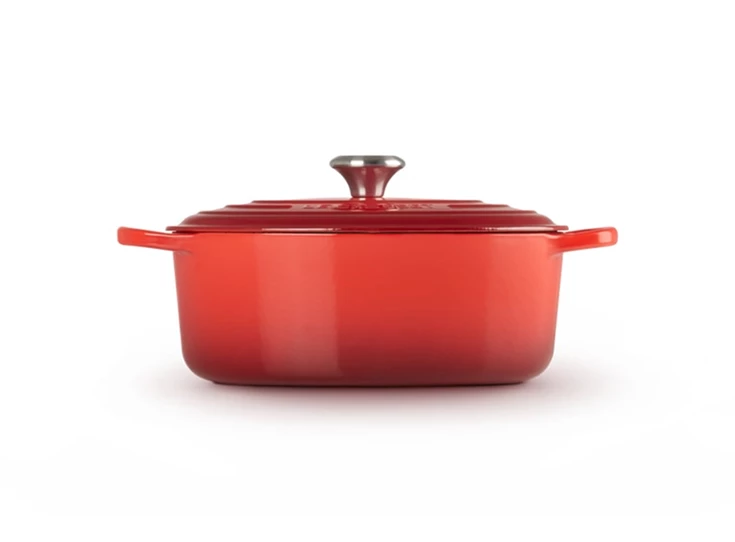 Le-Creuset-ovale-kookpot-27cm-kersenrood