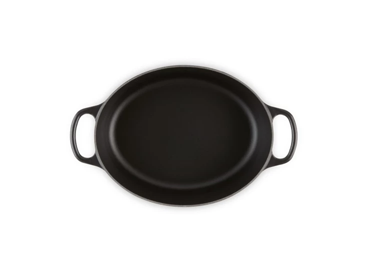 Le-Creuset-ovale-kookpot-29cm-Mat-Zwart