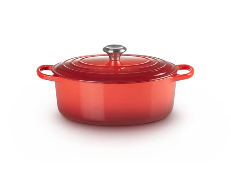 Le-Creuset-ovale-kookpot-33cm-kersenrood