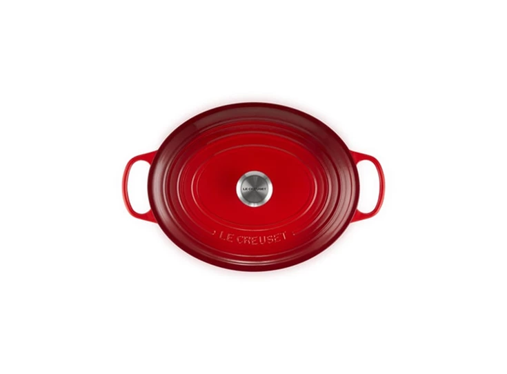 Le-Creuset-ovale-kookpot-33cm-kersenrood