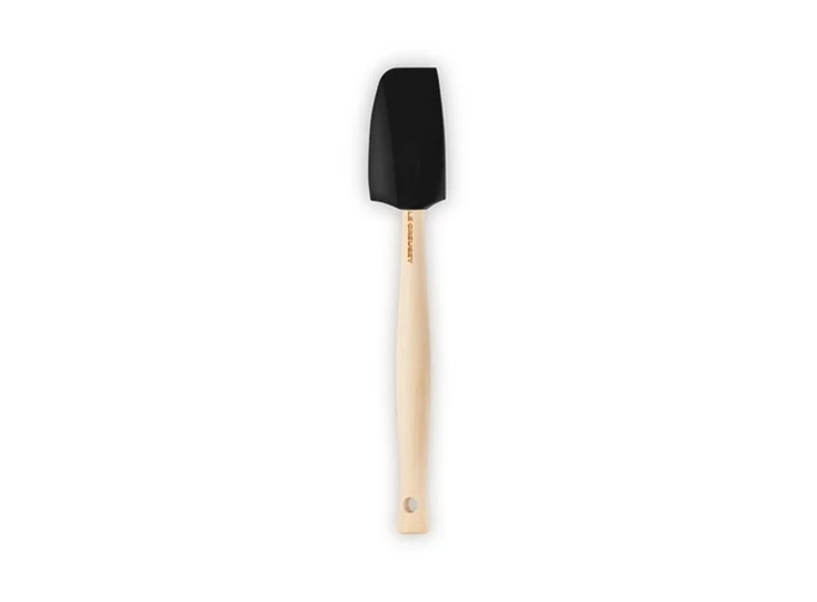 Le-Creuset-Premium-silicone-kleine-spatel-Ebbenzwart