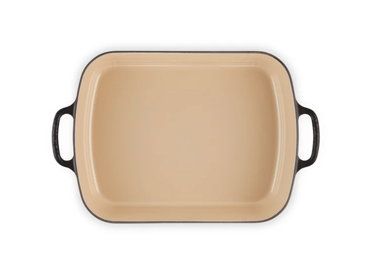Le-Creuset-rechth-braadslede-33cm-mat-zwart