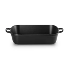 Le-Creuset-rechth-braadslede-40x30cm-Mat-Zwart