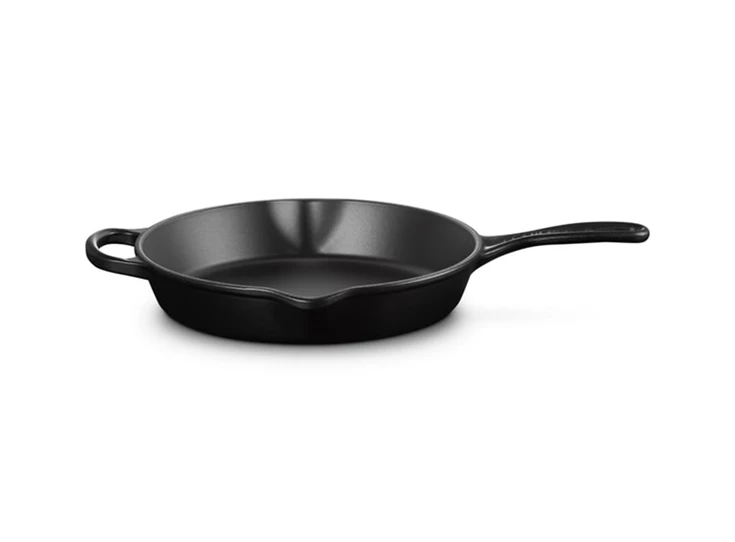 Le-Creuset-ronde-hoge-skillet-26cm-Mat-Zwart