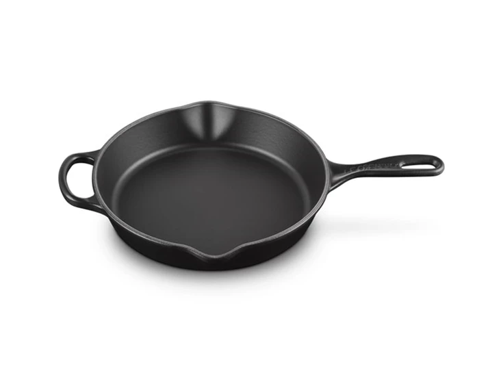 Le-Creuset-ronde-hoge-skillet-26cm-Mat-Zwart