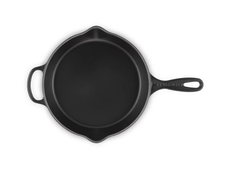 Le-Creuset-ronde-hoge-skillet-26cm-Mat-Zwart