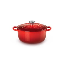 Le-Creuset-ronde-kookpot-22cm-kersenrood