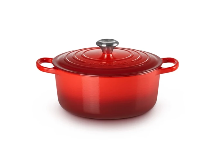 Le-Creuset-ronde-kookpot-26cm-kersenrood