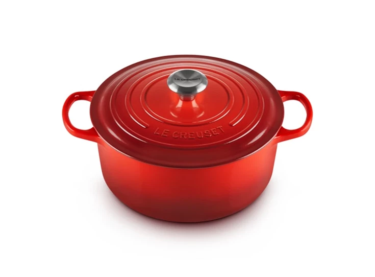 Le-Creuset-ronde-kookpot-26cm-kersenrood