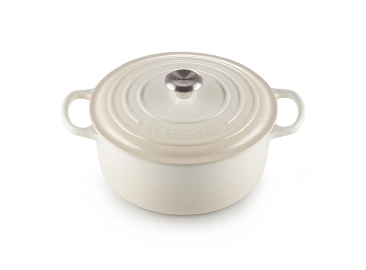 Le-Creuset-ronde-kookpot-26cm-Meringue
