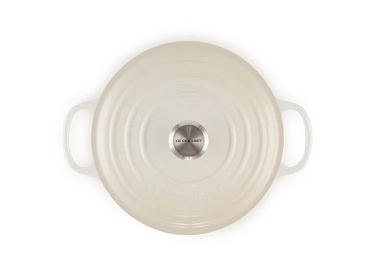 Le-Creuset-ronde-kookpot-26cm-Meringue