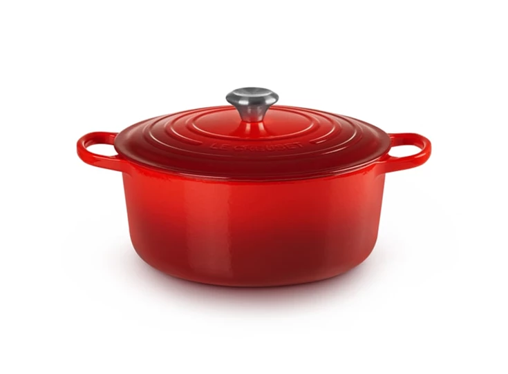 Le-Creuset-ronde-kookpot-28cm-kersenrood