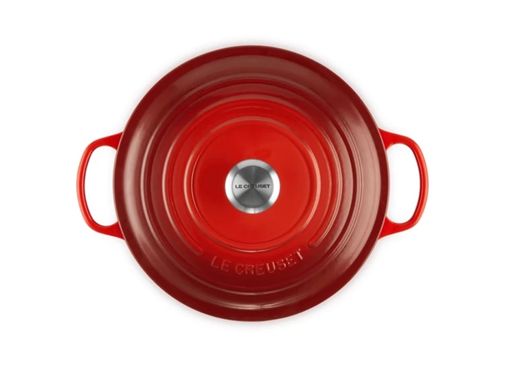 Le-Creuset-ronde-kookpot-28cm-kersenrood