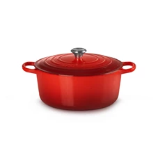 Le-Creuset-ronde-kookpot-30cm-kersenrood