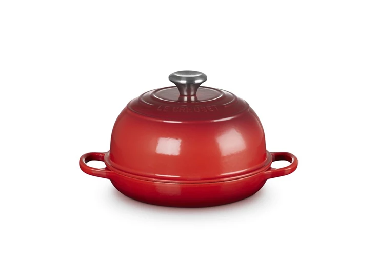 Le-Creuset-signature-broodpan-D24cm-16L-kersenrood