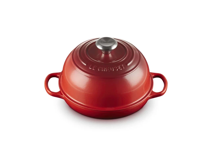 Le-Creuset-signature-broodpan-D24cm-16L-kersenrood
