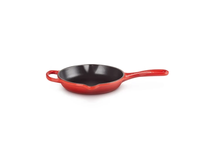 Le-Creuset-skillet-16cm-kersenrood