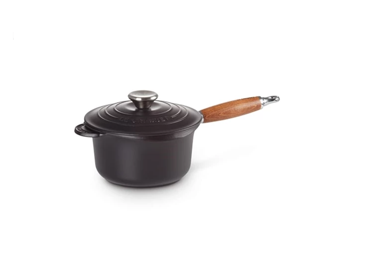 Le-Creuset-steelpan-mdeksel-18cm-Mat-Zwart