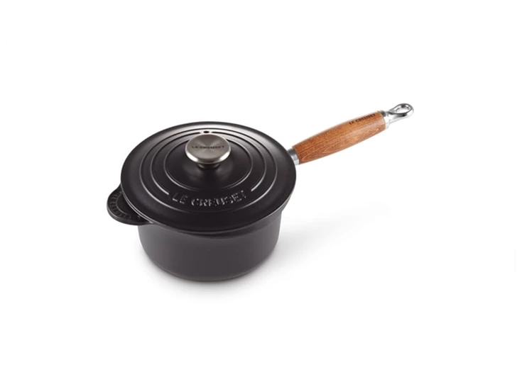 Le-Creuset-steelpan-mdeksel-18cm-Mat-Zwart