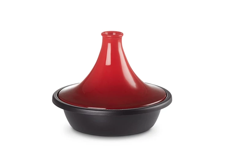 Le-Creuset-tajine-31cm-kersenrood