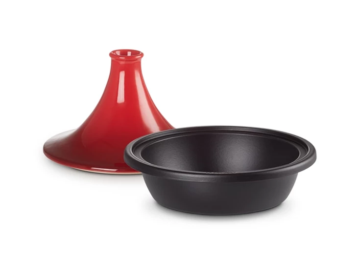 Le-Creuset-tajine-31cm-kersenrood