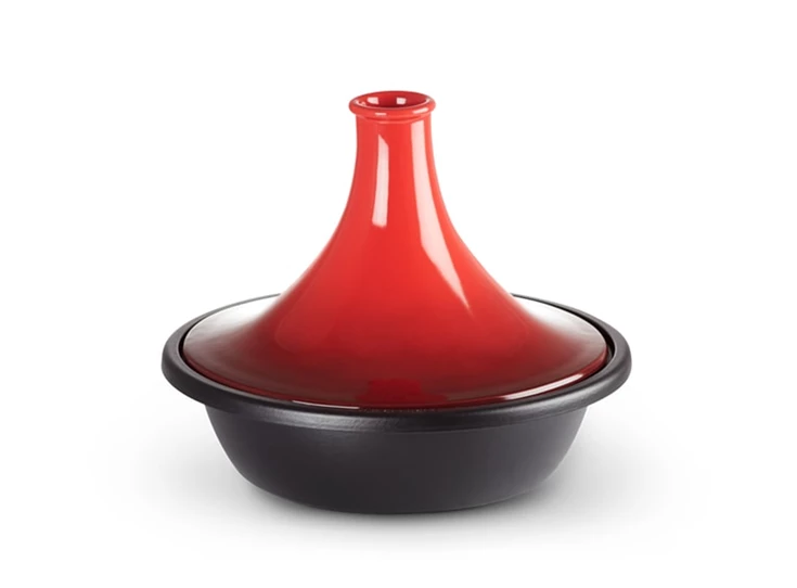 Le-Creuset-tajine-35cm-kersenrood