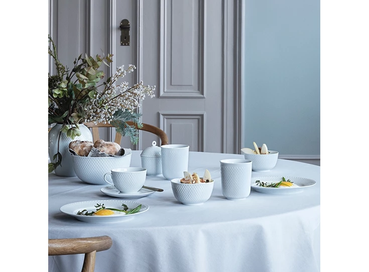 Lyngby-Porcelain-Rhombe-vaas-25cm-wit