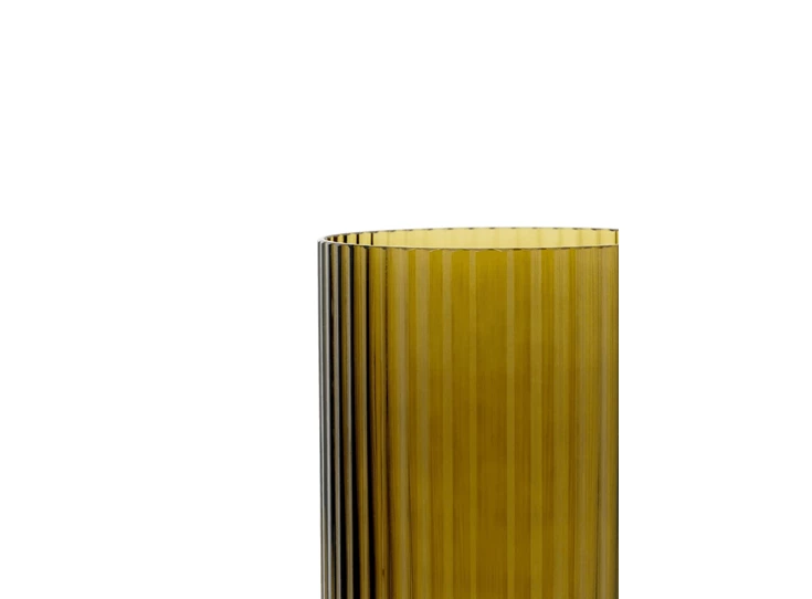 Lyngby-Porcelain-vaas-25cm-olive-green