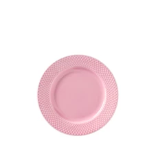 Lyngby-Rhombe-Color-plat-bord-21cm-roze