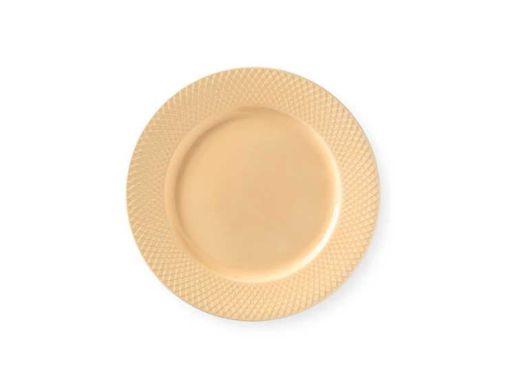Lyngby-Rhombe-Color-plat-bord-27cm-sand