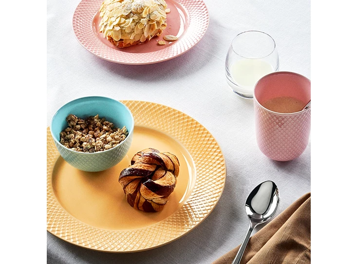 Lyngby-Rhombe-Color-plat-bord-27cm-sand