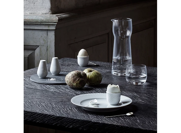 Lyngby-Rhombe-plat-bord-21cm-wit