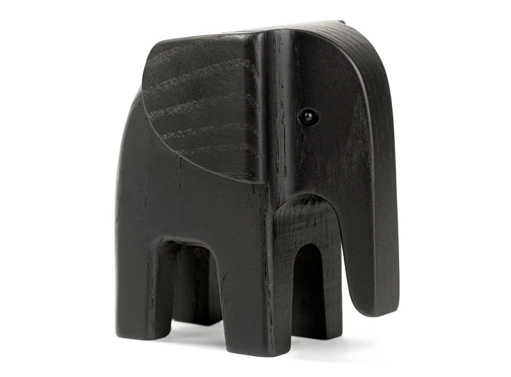 Novoform-olifant-H11-W58-L11cm-black-stained-ash-wood