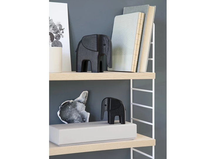 Novoform-olifant-H77-W40-L75cm-black-stained-ash-wood