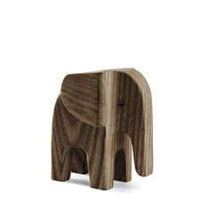 Novoform-olifant-H77-W40-L75cm-smoke-stained-ash-wood
