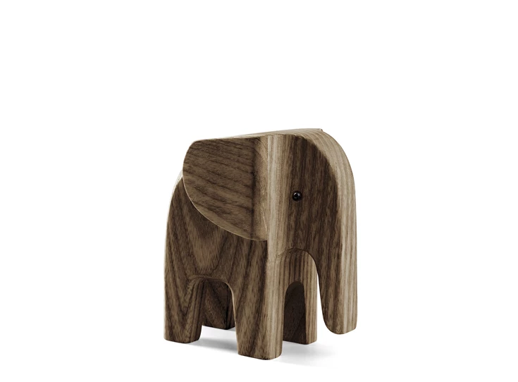Novoform-olifant-H77-W40-L75cm-smoke-stained-ash-wood