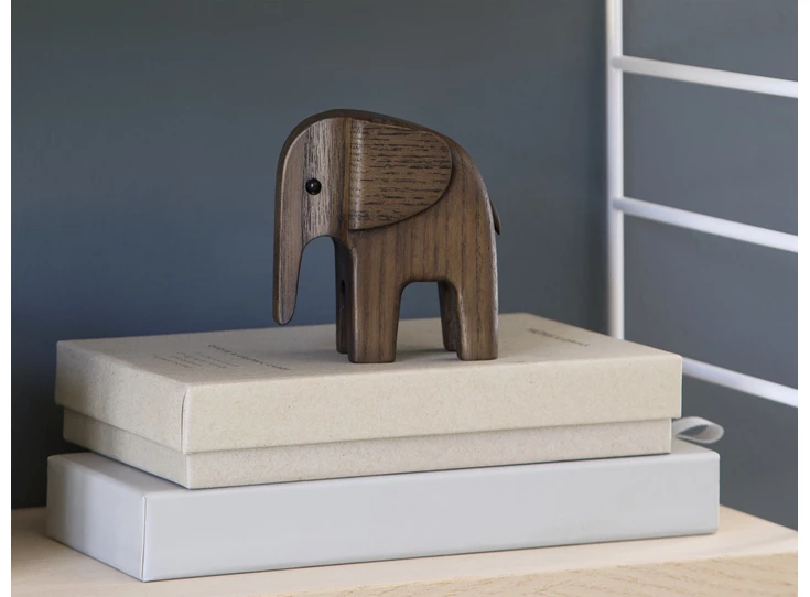 Novoform-olifant-H77-W40-L75cm-smoke-stained-ash-wood