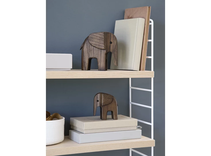 Novoform-olifant-H77-W40-L75cm-smoke-stained-ash-wood