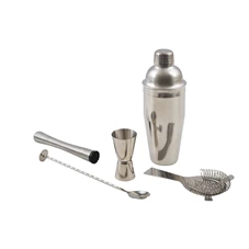 Point-Virgule-cocktailset-set-van-5-Cobbler-shaker-cocktailmaatje-stamper-barlepel-cocktailzeef