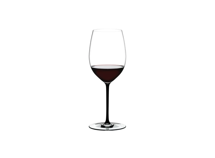 Riedel-Fatto-a-Mano-wijnglas-Cabernet-zwarte-voet