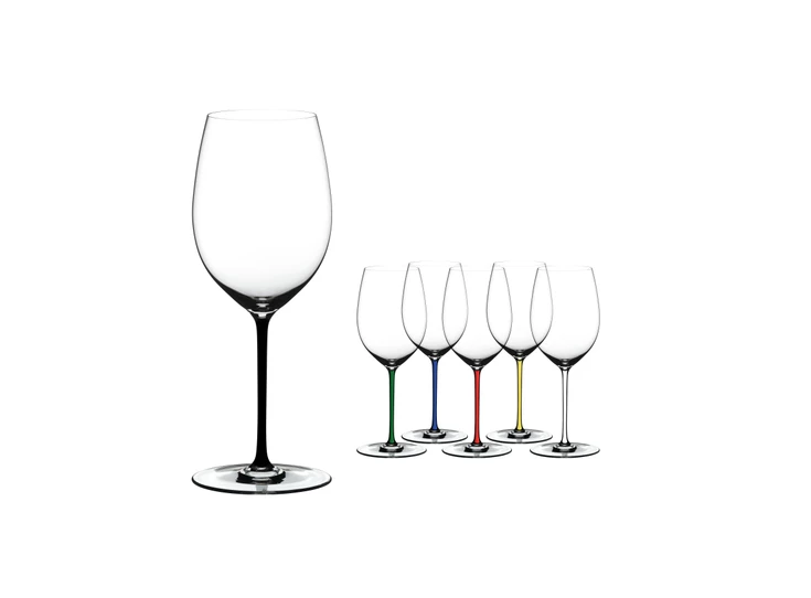 Riedel-Fatto-a-Mano-wijnglas-Cabernet-zwarte-voet