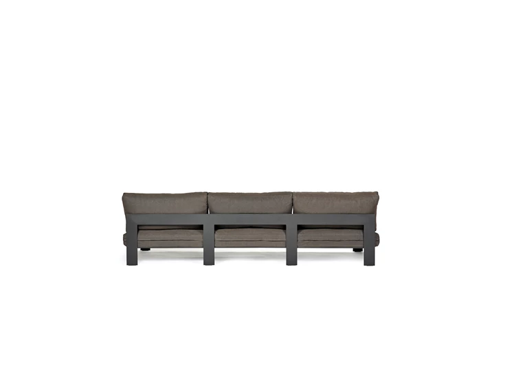 Serax-Bea-Mombaers-Bench-Driezit-273x91-h58-Inclusief-Indoor-Kussen-Sepia