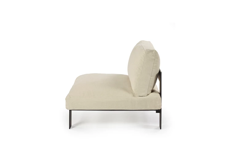 Serax-Bea-Mombaers-Bench-Eenzit-91x91-h58-Inclusief-Indoor-Kussen-Ivoor