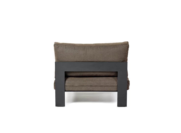 Serax-Bea-Mombaers-Bench-Eenzit-91x91-h58-Inclusief-Indoor-Kussen-Sepia