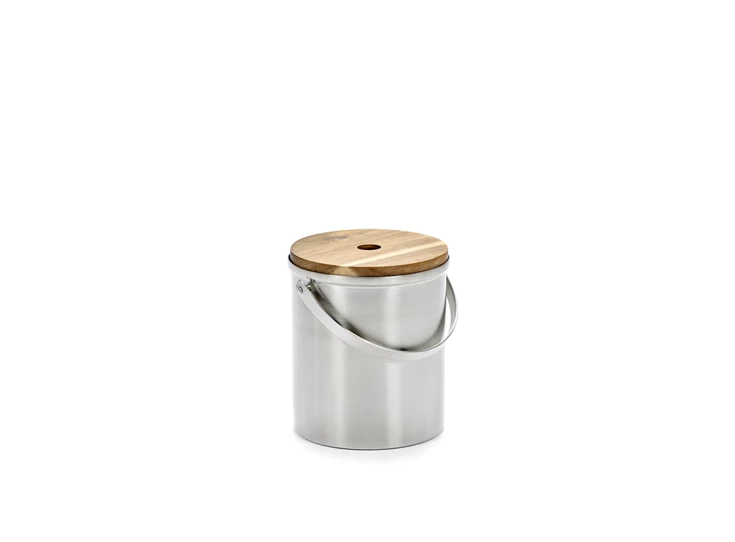 Serax-Bea-Mombaers-ijsemmer-D14cm-H145cm-geborsteld-staal