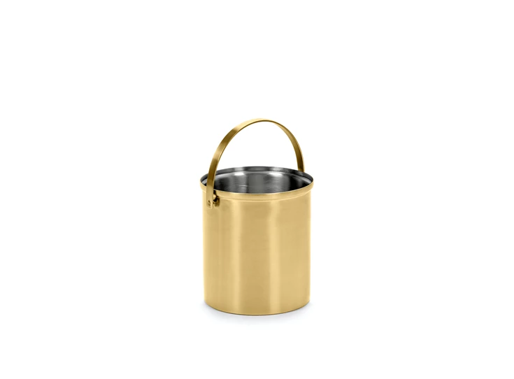 Serax-Bea-Mombaers-ijsemmer-D14cm-H145cm-geborsteld-staal-goud