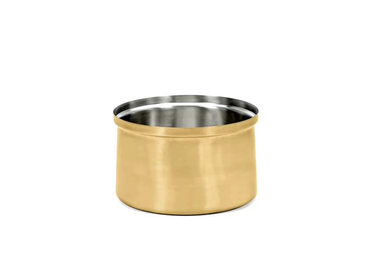 Serax-Bea-Mombaers-ijsemmer-D29cm-H175cm-geborsteld-staal-goud