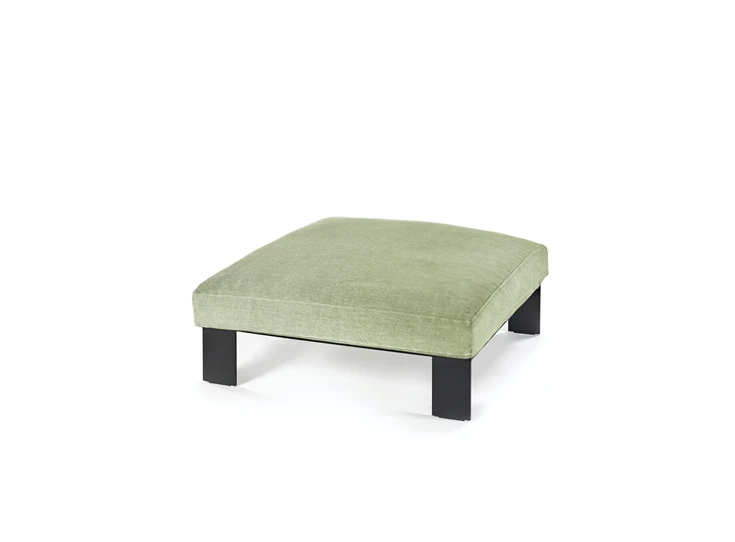 Serax-Bea-Mombaers-Ottoman-91x91-h20-inclusief-Indoor-Kussen-Olijf