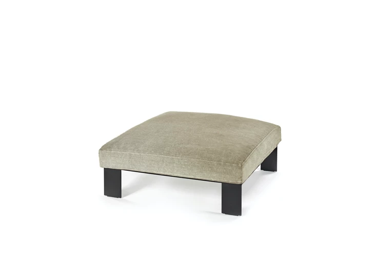 Serax-Bea-Mombaers-Ottoman-91x91-h20-inclusief-Indoor-Kussen-Taupe